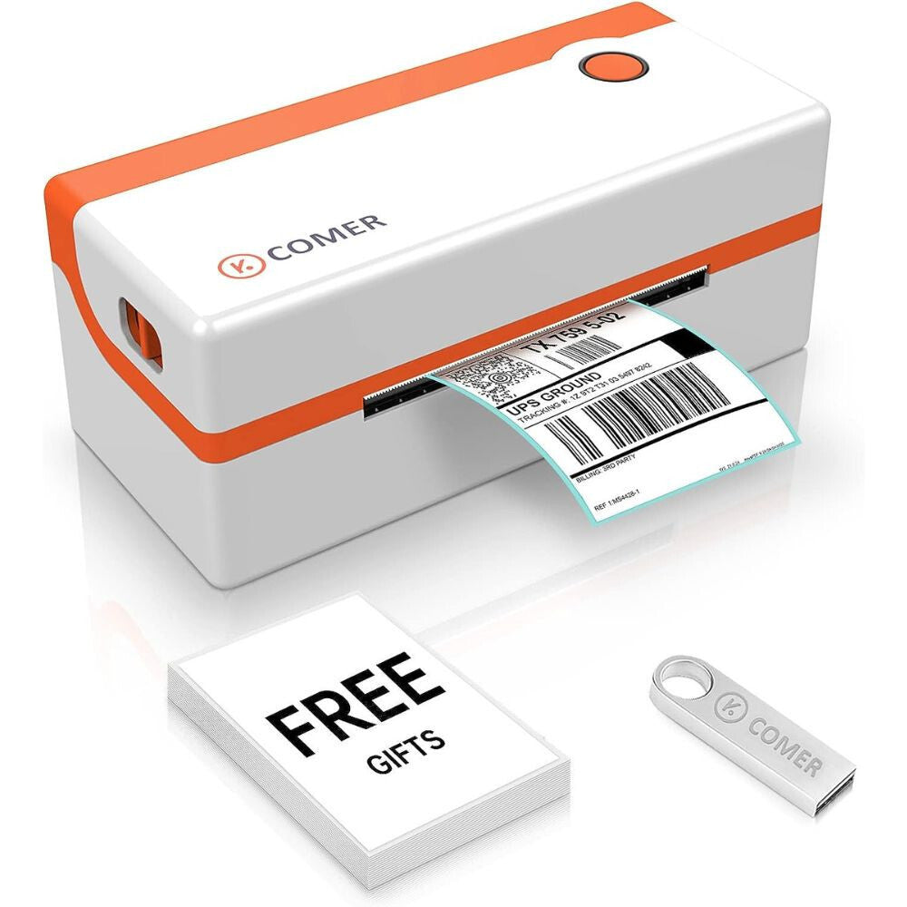K‑Comer RX106F Nyomtatós Címkenyomtató – USB, 10–15 cm Címkék, 203 DPI
